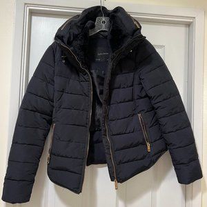 Zara Women's Basic Down Puffer Jacket